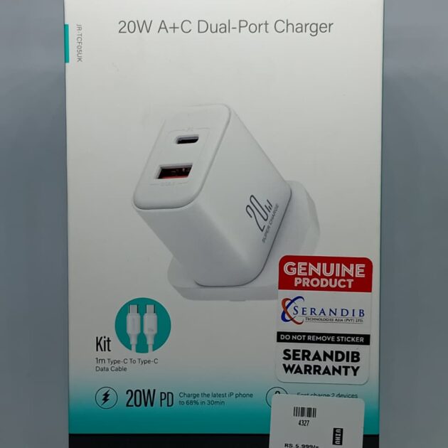 JOYROOM 25W A+C DUAL-PORT CHARGER