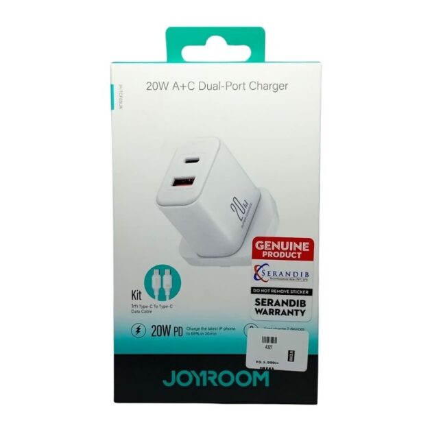 JOYROOM 25W A+C DUAL-PORT CHARGER