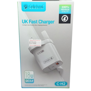 Celebrat UK Fast Charger 18W