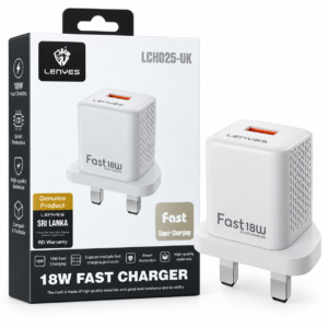 LENYES LCH025-UK 18W USB Fast Charger – QC3.0 Quick Charging