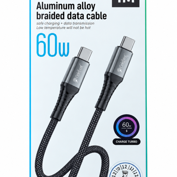 Celebrat CB-41 60W Type-C to Type-C Fast Charging Data Cable