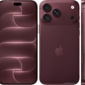 Apple iPhone 18 Pro 256GB Burgundy Front Back and Side View